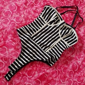 Striped Bodysuit